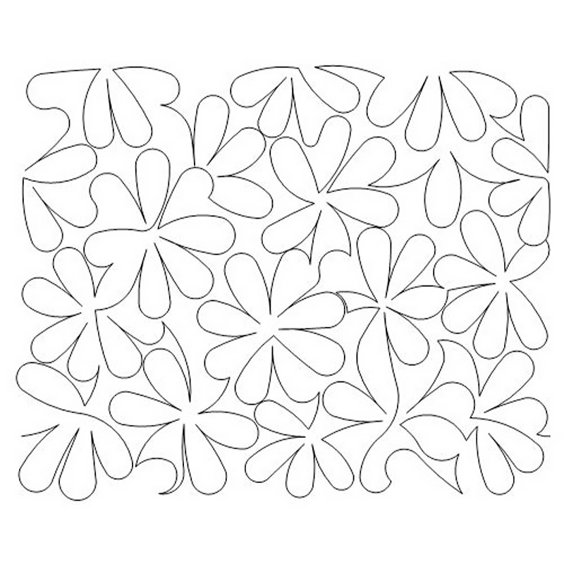 Daisy Pedals Longarm Quilt Pattern