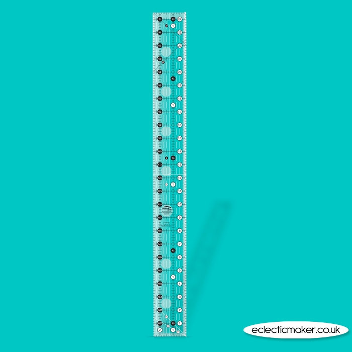 Creative Grids Sewing and Quilt Ruler 2-1/2in x 24-1/2in CGR224 