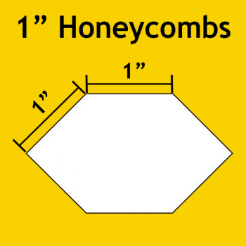 1" Honeycomb Paper Pieces - 100 Pieces