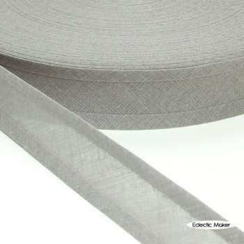 Bias Binding in Grey - 25mm