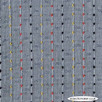 Blank Fabrics - Intermix - Cotton Dobby in Black Stripe