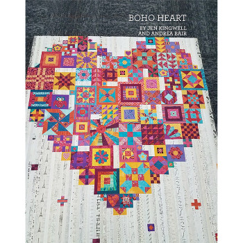 Boho Heart Booklet by Jen Kingwell and Andrea Bair