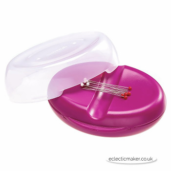 Clover Magnetic Pin Caddy - Bordeaux