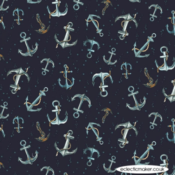 Dear Stella Fabrics - Hook Line & Sinker - Nauti in Marlin