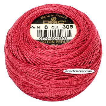 DMC Perle Cotton Thread Ball #8 - 309