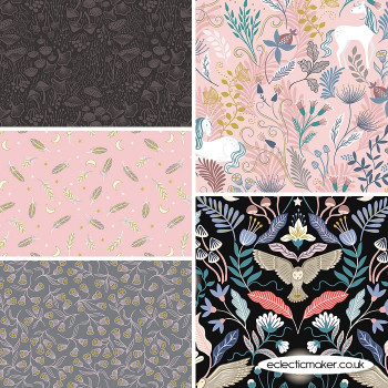 Enchanted - Fabric Bundle in Pink - Lewis and Irene Fabrics