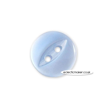 Fisheye Buttons - Baby Blue - 11mm