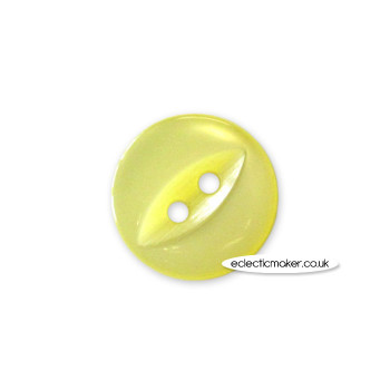 Fisheye Buttons - Lemon - 11mm