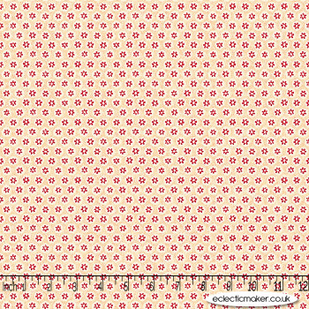 FreeSpirit Fabrics - Kelmscott - Honeycombe in Red