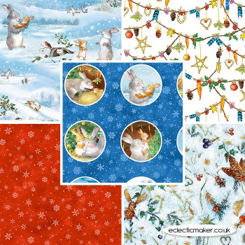 Michael Miller Fabrics - Grandmas Christmas Wish - Fabric Bundle