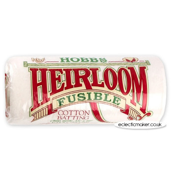 Hobbs Heirloom Premium FUSIBLE Cotton Batting - Crib Size 45 x 60 inch