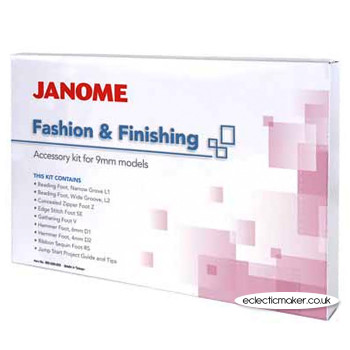Janome Fashion and Finishing Kit - JFS1 for 9mm models