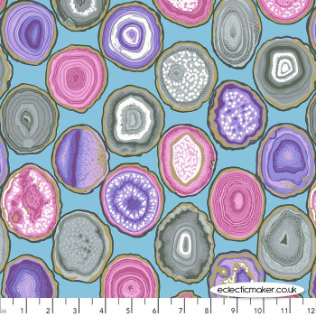 Philip Jacobs Fabric - Geodes in Sky