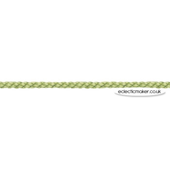 Lacing Cord Woven in Sage Green - 4mm
