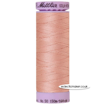 Mettler Cotton Thread - Silk-Finish 50 - Antique Pink 0637