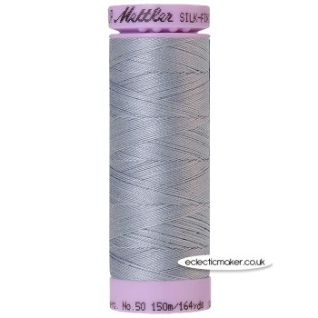 Mettler Cotton Thread - Silk-Finish 50 - Ash Blue 0042