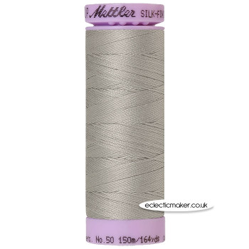 Mettler Cotton Thread - Silk-Finish 50 - Ash Mist 0331