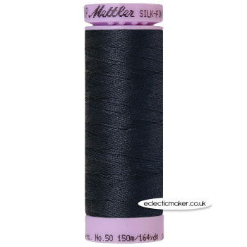 Mettler Cotton Thread - Silk-Finish 50 - Black Iris 1243