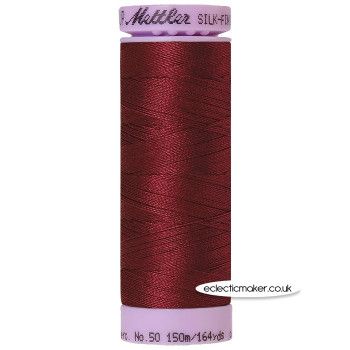 Mettler Cotton Thread - Silk-Finish 50 - Bordeaux 0109