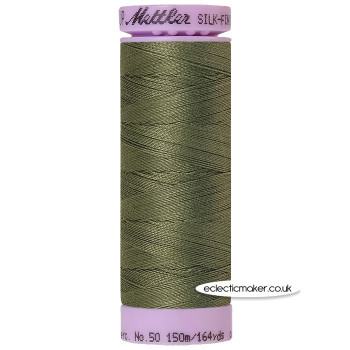 Mettler Cotton Thread - Silk-Finish 50 - Burnt Olive 0731