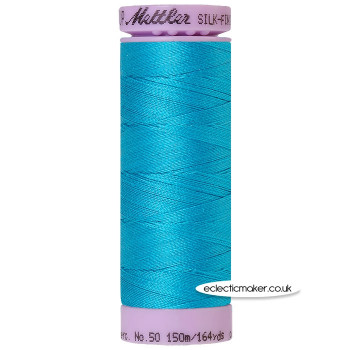 Mettler Cotton Thread - Silk-Finish 50 - Caribbean Blue 1394