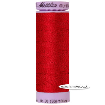 Mettler Cotton Thread - Silk-Finish 50 - Country Red 0504