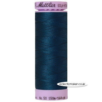 Mettler Cotton Thread - Silk-Finish 50 - Slate Blue 0807