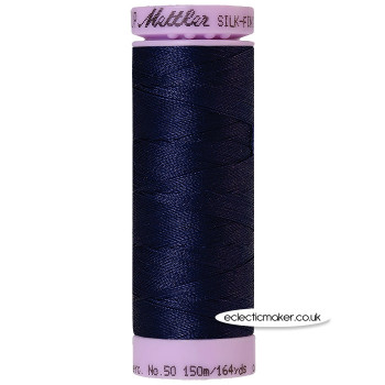 Mettler Cotton Thread - Silk-Finish 50 - Dark Indigo 0016