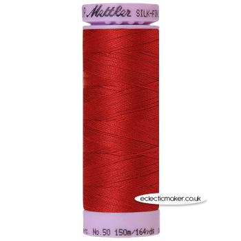 Mettler Cotton Thread - Silk-Finish 50 - Fire Engine 0105