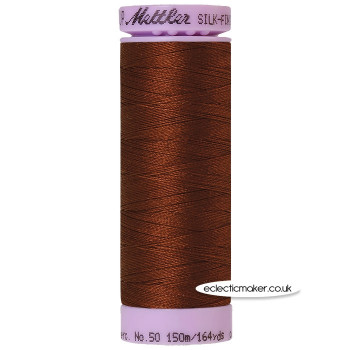 Mettler Cotton Thread - Silk-Finish 50 - Friar Brown 0173