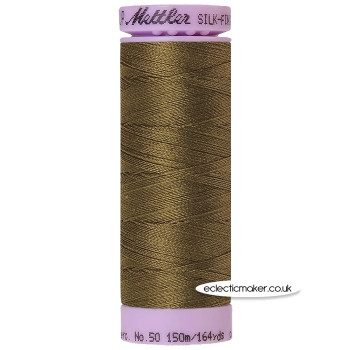 Mettler Cotton Thread - Silk-Finish 50 - Golden Brown 0667