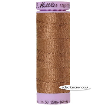 Mettler Cotton Thread - Silk-Finish 50 - Hazelnut 0281