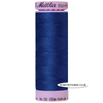 Mettler Cotton Thread - Silk-Finish 50 - Imperial Blue 1304