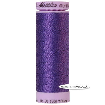 Mettler Cotton Thread - Silk-Finish 50 - Iris Blue 0030