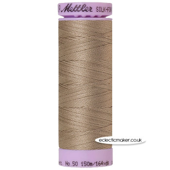 Mettler Cotton Thread - Silk-Finish 50 - Khaki 1228