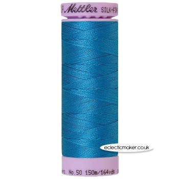 Mettler Cotton Thread - Silk-Finish 50 - Mediterranean Blue 0339