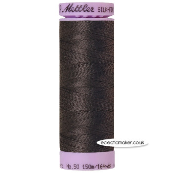 Mettler Cotton Thread - Silk-Finish 50 - Mole Gray 0348