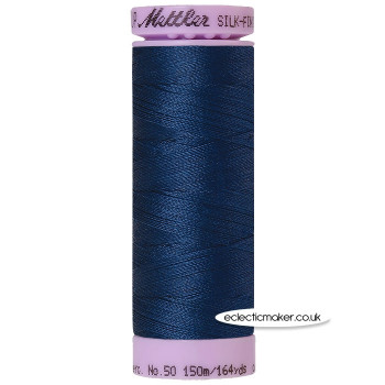 Mettler Cotton Thread - Silk-Finish 50 - Night Blue 0823