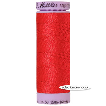 Mettler Cotton Thread - Silk-Finish 50 - Poinsettia 0102