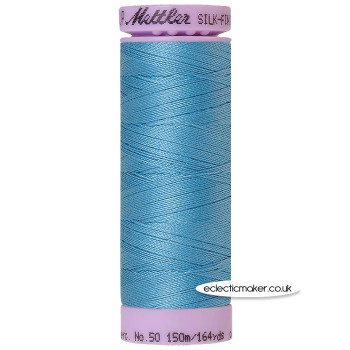 Mettler Cotton Thread - Silk-Finish 50 - Reef Blue 0338