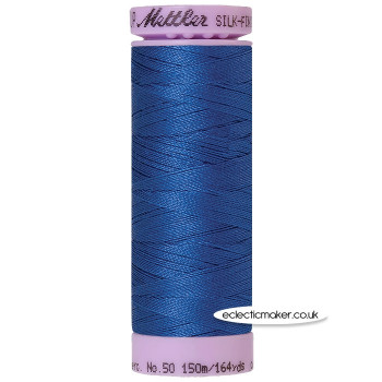 Mettler Cotton Thread - Silk-Finish 50 - Royal Blue 1303