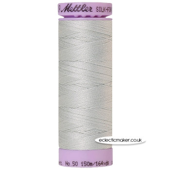 Mettler Cotton Thread - Silk-Finish 50 - Silver Grey 1340
