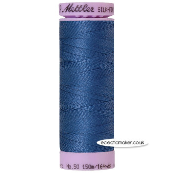 Mettler Cotton Thread - Silk-Finish 50 - Steel Blue 1316