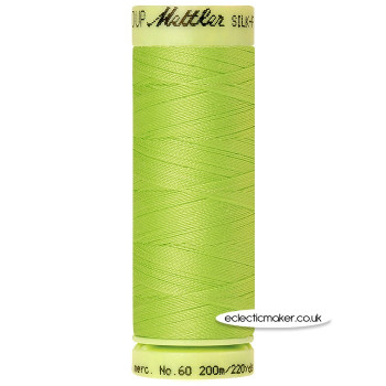 Mettler Cotton Thread - Silk-Finish 60 - Bright Lime Green 1528