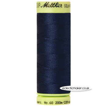 Mettler Cotton Thread - Silk-Finish 60 - Navy 0825