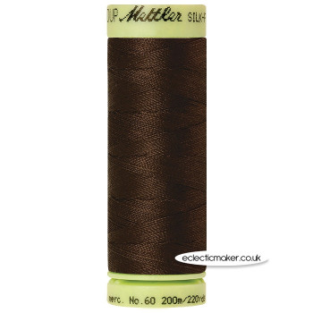 Mettler Cotton Thread - Silk-Finish 60 - Very Dark Brown 1002