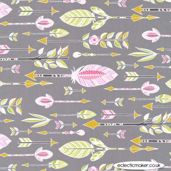 Michael Miller Fabric - Joy - Go Your Own Way in Stone