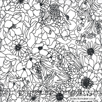Moda Fabrics - Illustrations - Modern Florals on Paper