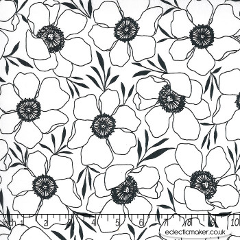 Moda Fabrics - Illustrations - Moody Florals on Paper