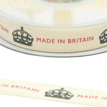 Natural Charms Ribbon Made in Britain - 15mm